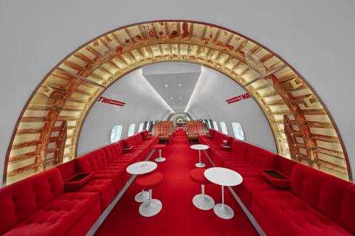 Reveal Lighting | Lighting by Ventresca Design | Connie Cocktail Lounge at the TWA Hotel in Queens