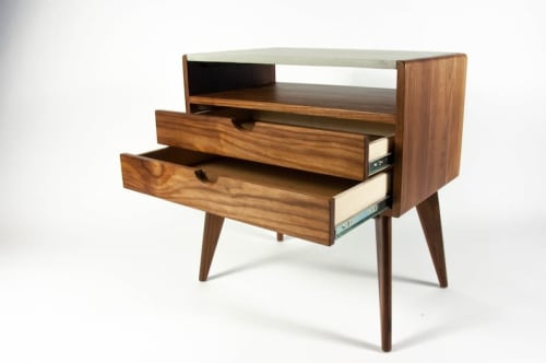 Aby | Nightstand in Storage by Curly Woods