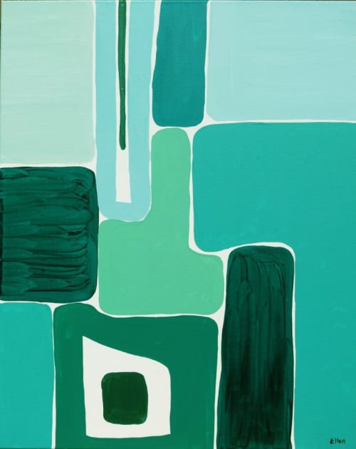 Mountain - Painting and Pattern Collection | Paintings by Ellen McKenna | Town Hall Gallery in Hawthorn