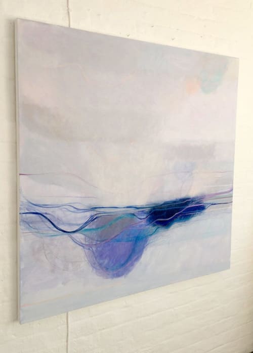 Head in the Clouds | Oil And Acrylic Painting in Paintings by Ele Pack