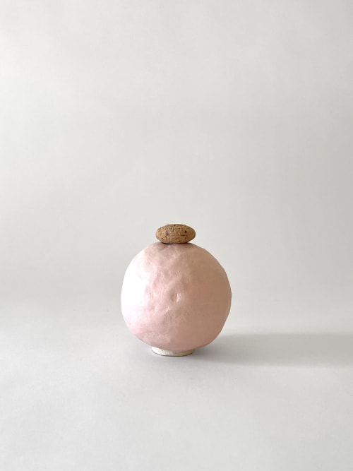 Edwina Vase in Pink | Vases & Vessels by Meg Morrison