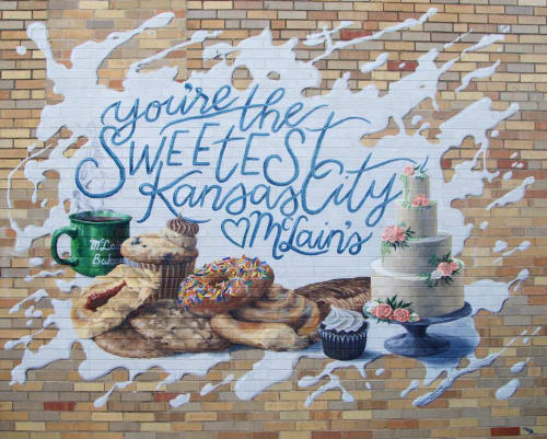 McLain's Bakery mural | Murals by Colin Kettler | McLain's Bakery in Kansas City