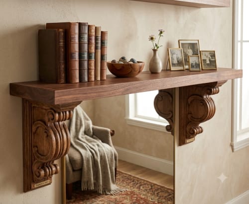 The Heritage Scroll Architectural Corbels | Decorative Objects by Famous Art Group Of Industries