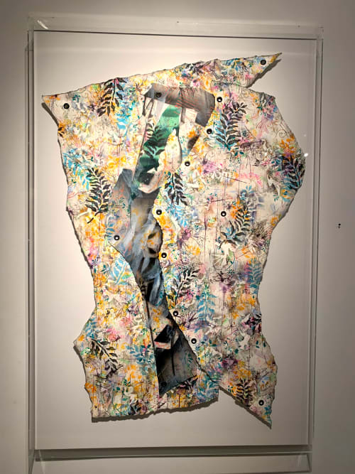 Daylight Clashed with the Shadows 1 | Mixed Media by Roxane Hollosi Fine Arts