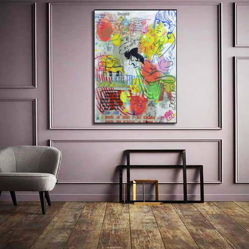 METAL LOVE | Oil And Acrylic Painting in Paintings by JUDAS ARRIETA ´S  ART WORLD