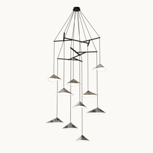 Emily V10 Pendant Light Oxid | Chandeliers by MOSS Objects