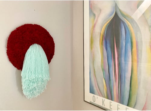 Petit Slurp - Crimson | Wall Hangings by Sienna Martz