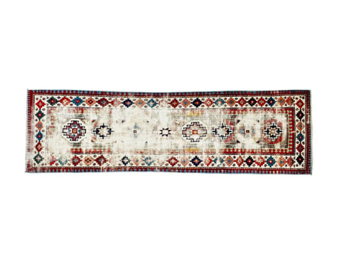 Perfectly Aged & Distressed Caucasian Runner | Rugs by The Loom House