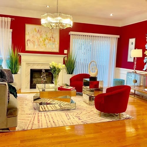 Joy Ottoman By Meridian Furniture Seen At La Closet Design Los
