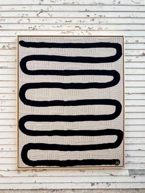 NATIIV Framed Woven | Mixed Media in Paintings by PAR  KER made