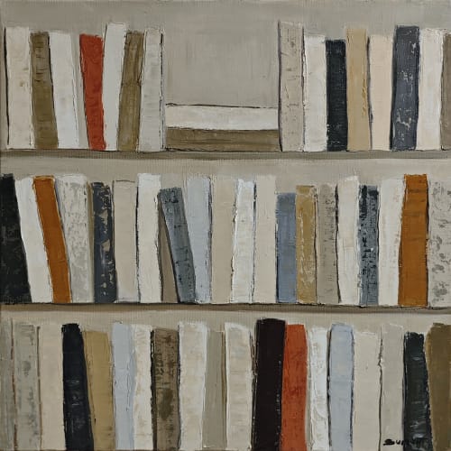 Livre apres livre | Oil And Acrylic Painting in Paintings by Sophie DUMONT.