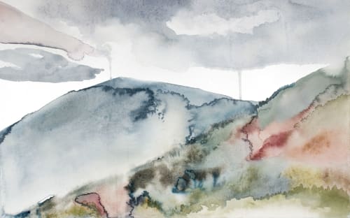 Autumnal No. 8 : Original Watercolor Painting | Paintings by Elizabeth Becker