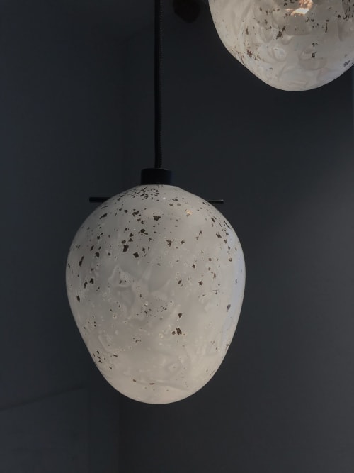 POLAR Pendant Lamp with stardust | Pendants by BAIBA GLASS | Mīkla in Rīga