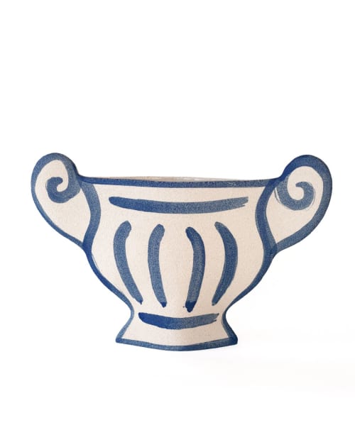 Ceramic Vase ‘Greek Coupe’ | Vases & Vessels by INI CERAMIQUE