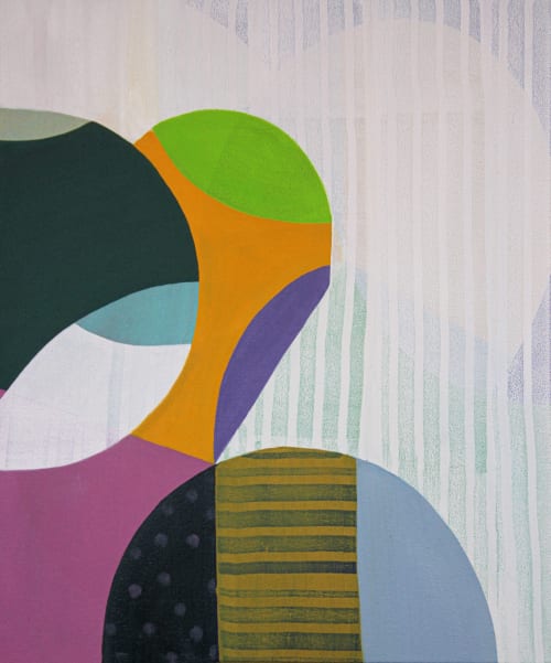 Forms Softening Layers 2 | Paintings by Rebekah Andrade