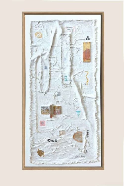 Totem T3015 A | Mixed Media in Paintings by Michael Denny Art, LLC