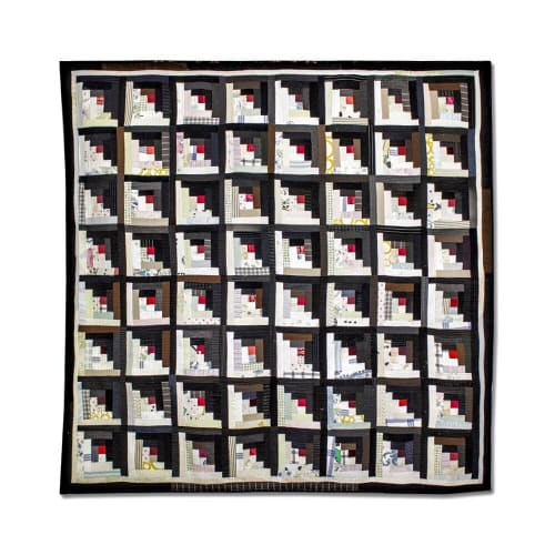Quilt Geometric Pattern | Linens & Bedding by Luke Haynes | 21c Museum Hotel Nashville in Nashville