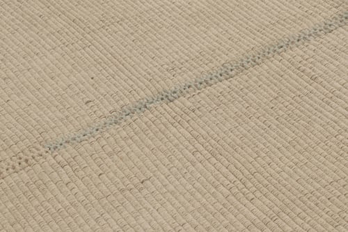 Rug & Kilim's Accent Kilim, Beige Textural Stripes | Rugs by Rug and Kilim