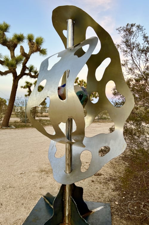 cholla catcher | Public Sculptures by Kelly Witmer