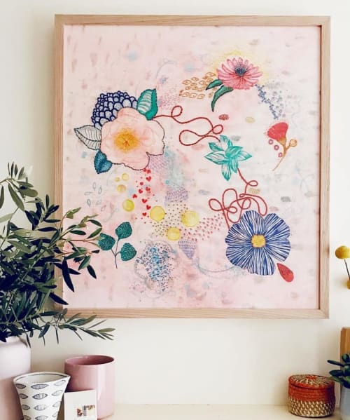 Rose Pop | Paintings by Fleur Woods