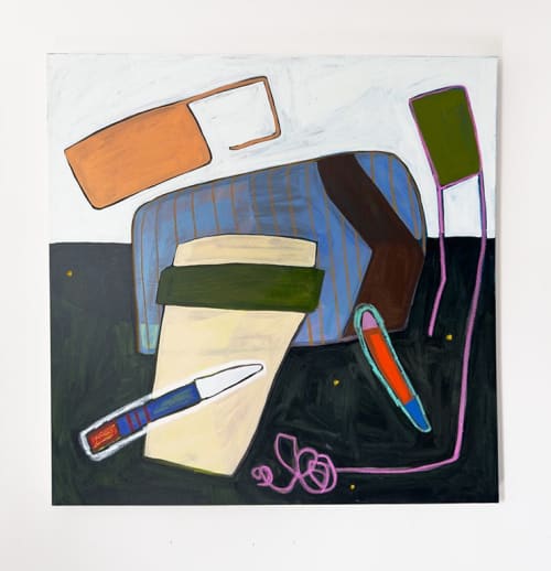 Peach and Pink | Paintings by Rebekah Andrade