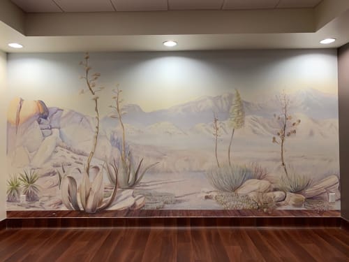 'Early Morning', Indoor Mural | Murals by Very Fine Mural Art - Stefanie Schuessler | Palmdale Regional Medical Center in Palmdale