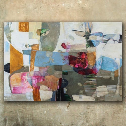 “Urban Botanical #80” Painting | Oil And Acrylic Painting in Paintings by Anna Carll