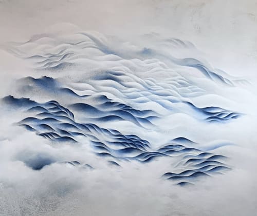 Imperial slide | Oil And Acrylic Painting in Paintings by Francesca Borgo