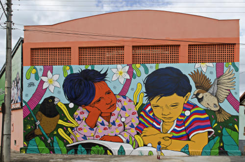 Educação | Street Murals by Wes Gama