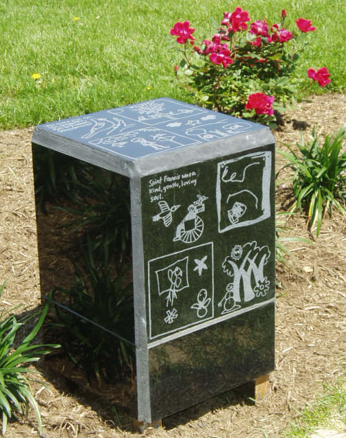 Our Gifts | Public Sculptures by Dave Caudill | St. Francis School in Goshen