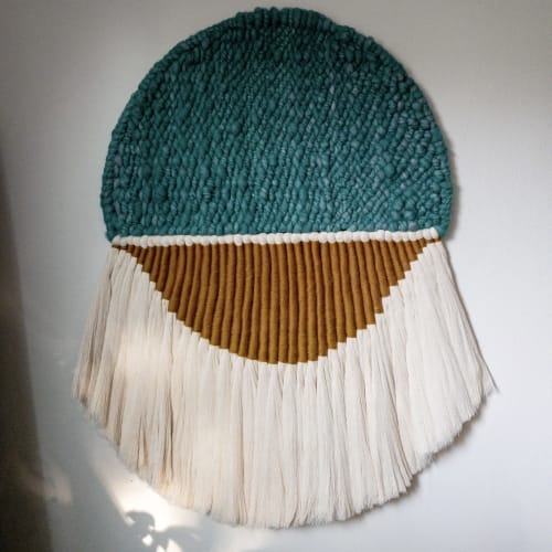 Color Block Weaving | Wall Hangings by Sarah Lawrence