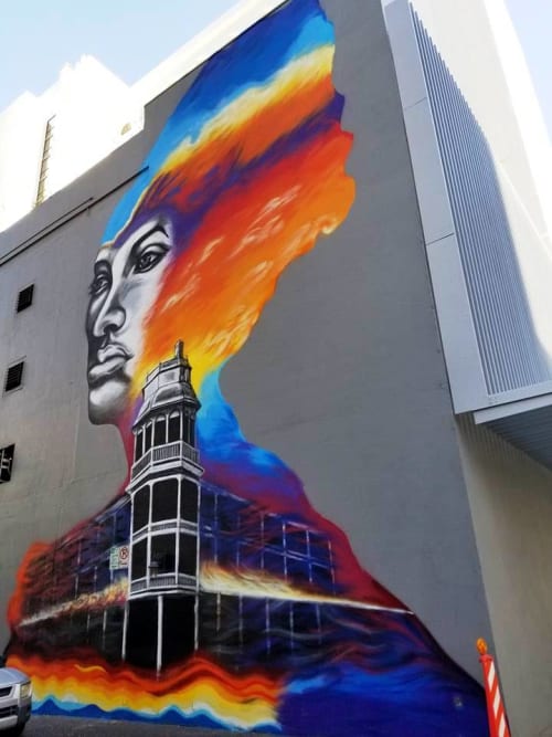 Malinda Rising | Murals by Hugo Medina | Phoenix, AZ, United States in Phoenix