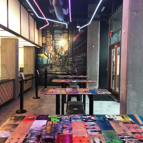 Recycled Skateboard Cafe Tables | Tables by Skate or Design | Buredo in Washington