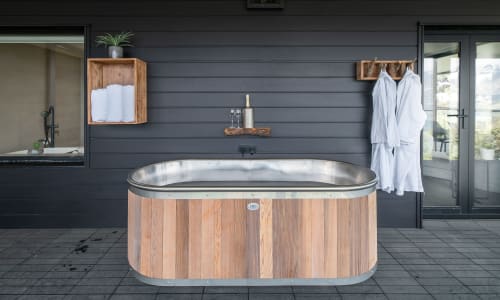 Hot Tub | Water Fixtures by Stoked Stainless | Kamana Lakehouse in Queenstown