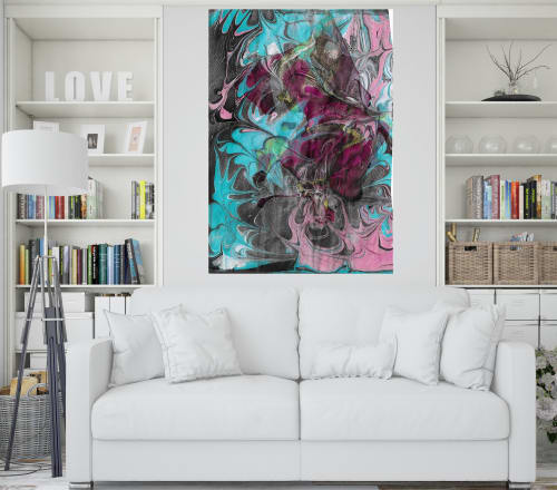 Velvet patterns | Prints by KALEIDO MARBLING ART