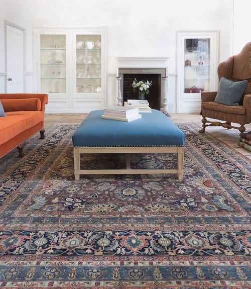 Large classic Bhadohi Carpet | Rugs by Rugs of Petworth | Rugs of Petworth in Petworth