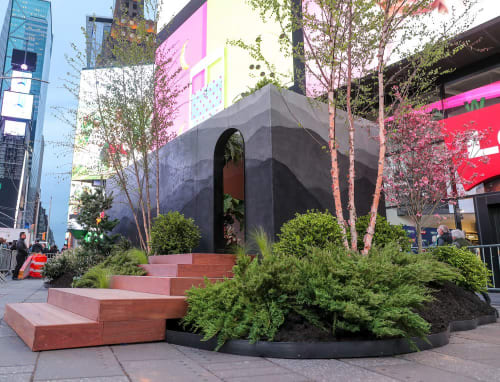 Tiny House | Public Sculptures by Fernando Mastrangelo | Times Square in New York