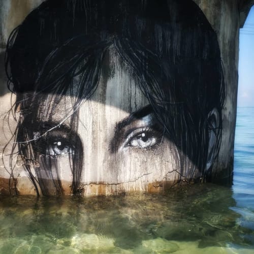 Breath in, breath out - Personal mural | Street Murals by Stefania Gallina - MAPU Lab