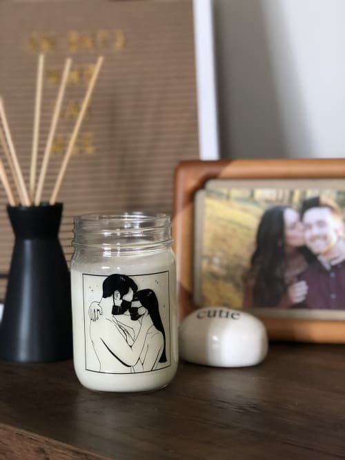 Love in the Time of Corona Coconut Wax Candle | Lighting by Shanti Creations Candle Company