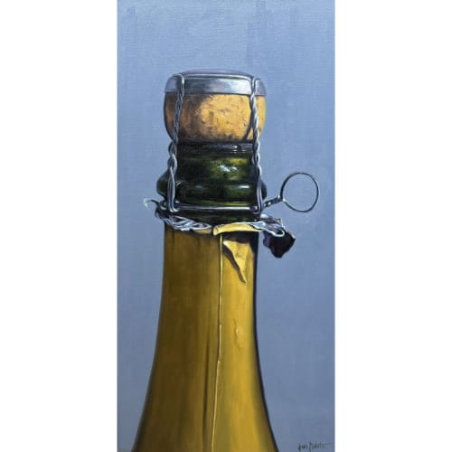 'Bubbly' Original Oil Painting | Oil And Acrylic Painting in Paintings by Jenny Stewart's Fine Art