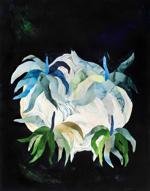 Night Flora III | Paintings by Ruth Le Roux
