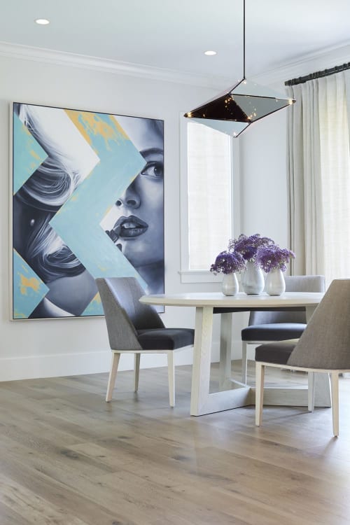 Painting by Ryan Jones, Home decorated by Jenny Boyle | Oil And Acrylic Painting in Paintings by Ryan Jones