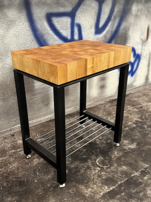Butcher Block Table | Tables by Flywheel Industrial Arts