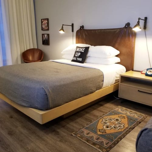 Mini Rug | Area Rug in Rugs by Blue Salvage | Moxy Atlanta Midtown in Atlanta