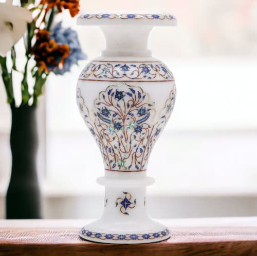 Marble vase for flowers, Handmade marble vase, marble vase | Vases & Vessels by Innovative Home Decors