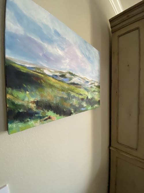 Beyond the Dunes - Canvas | Mixed Media by Jenny Partrite