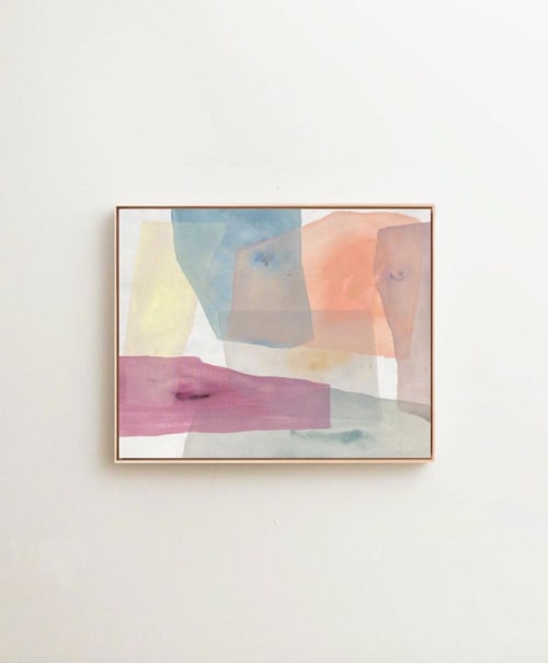 'morning coffee in an orange hammock', 24" x 30" | Oil And Acrylic Painting in Paintings by maja dlugolecki