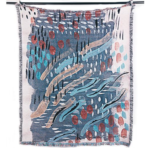 Monsoon Throw Blanket | Linens & Bedding by k-apostrophe