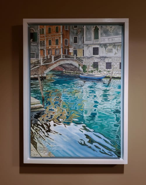 Venetian Bridge II | Paintings by Kelly Ufkin