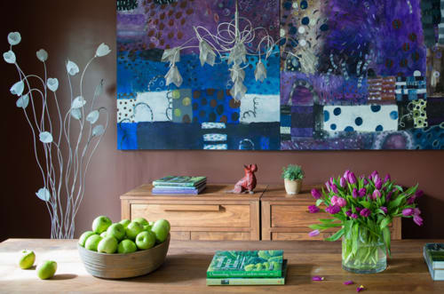 Winter Series #4 | Oil And Acrylic Painting in Paintings by Tati Kaupp